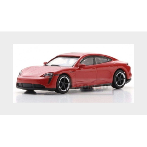 1:87 SCHUCO Porsche Taycan Turbo S 2021 Red 87U00066