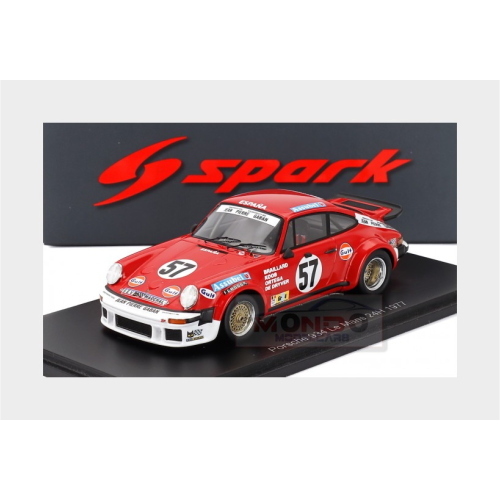 1:43 SPARK Porsche 911 934 3.0L Turbo Team Nicolas Koob #57 24H Le Mans 1977 Willy Braillard Guillermo Ortega Nicolas Koob S9829