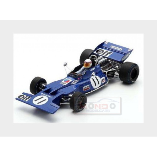1:18 SPARK Tyrrell F1 003 #11 World Champion Winner Monaco Gp 1971 Jackie Stewart 18S357