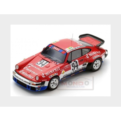 1:18 SPARK Porsche 911 934 3.3L Turbo Team Equipe Almeras Freres #94 24H Le Mans 1980 Jacques Almeras Jean Marie Almeras Marianne Hoepfner 18S867