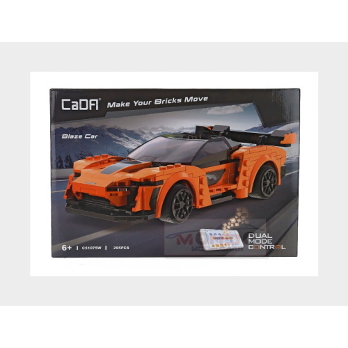 1:20 CADA Cada Rc Blaze Car 2020 295 Pcs Orange Black DBLC51075W