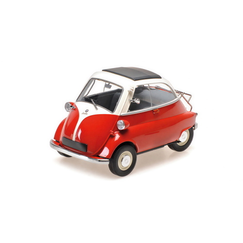 1:18 MINICHAMPS Bmw Isetta White & Red 1955 110024001
