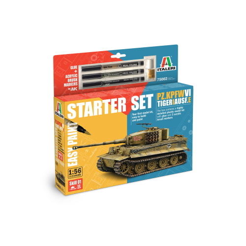 1:56 ITALERI Pz. Kpfw. Vi Tiger I Ausf. E Kit IT75002