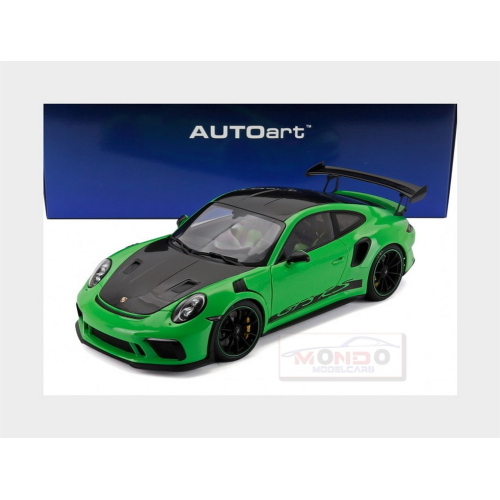 1:18 AUTOART Porsche 911 991-2 Gt3 Rs Coupe Weissach Package 2017 Lizard Green AA78179