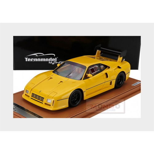 1:18 TECNOMODEL Ferrari 288 Gto Evoluzione 1985 Black Wheels Giallo Modena Yellow TM18-361E