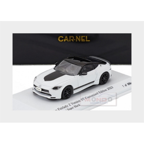 1:64 CAR-NEL Nissan Fairlady Z St Customized Edition 2023 White Black CN640041
