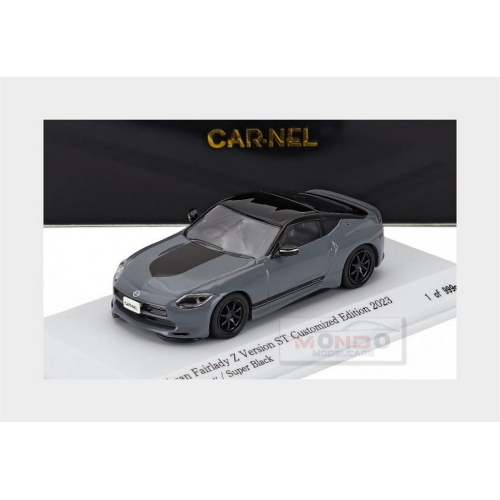 1:64 CAR-NEL Nissan Fairlady Z St Customized Edition 2023 Grey Black CN640042
