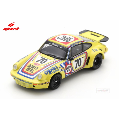 1:64 SPARK Porsche 911 Carrera Rsr 3.0L Coupe Team Asa Cachia-Bondy #70 24H Le Mans 1974 Raymound Touroul Henri Cachia Dennis Rua 64S021
