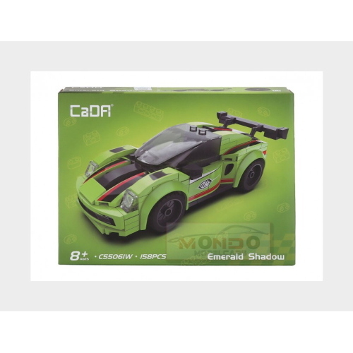 1:32 Cada Emerald Shadow Sprint 158 Pcs Light Green Black DBLC55061W
