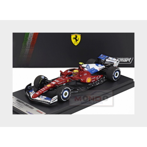 1:43 LOOKSMART Ferrari F1 Sf-25 Team Scuderia Ferrari Hp #44 Miami Gp 2025 Lewis Hamilton Red Blue White LSF1077