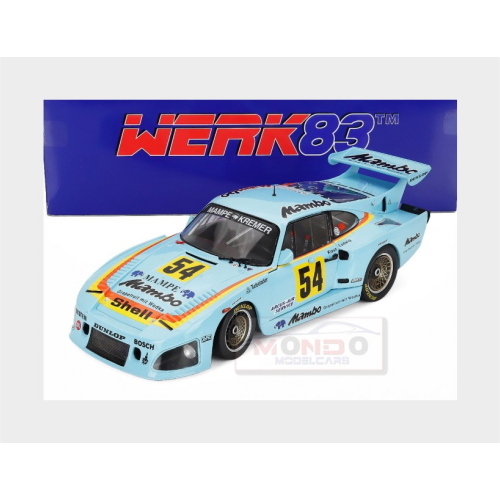 1:18 WERK83 Porsche 935 K3 Team Mambo #24 Champion Drm Season 1979 Klaus Ludwig Light Blue W18042006