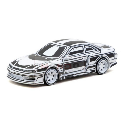 1:64 TARMAC Nissan Silvia (S14) Vertex Silver T64G-018-JV