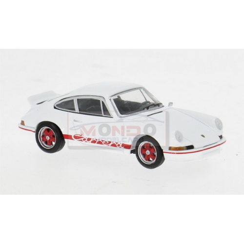 1:64 TARMAC Porsche 911 Carrera 2.7 Rs White/Red T64S-023-WR