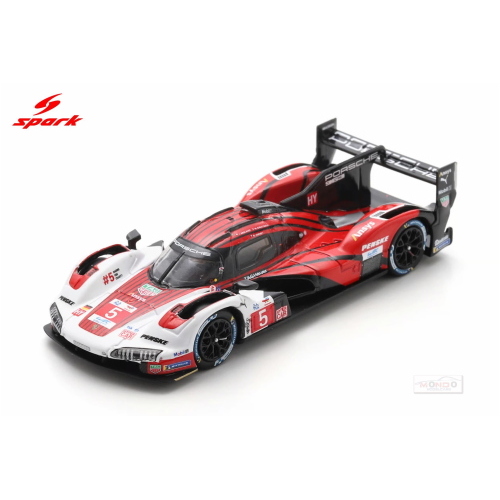 1:64 SPARK Porsche 963 9Rd 4.6L Turbo V8 Team Porsche Penske Motorsport #5 6Th 24H Le Mans 2025 Julien Andlauer Michael Christensen Mathieu Jaminet 64S063