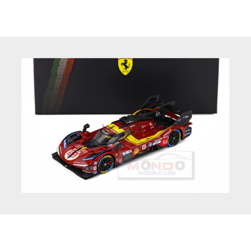 1:64 LOOKSMART Ferrari 499P 3.0L Turbo V6 Team Ferrari Af Corse #50 24H Le Mans 2025 Antonio Fuoco Miguel Molina Nicklas Nielsen Red LS64008LM
