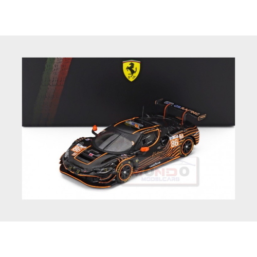 1:64 LOOKSMART Ferrari 296 Gt3 3.0L Twin Turbo V6 Team Gr Racing #86 24H Le Mans 2024 Riccardo Pera Daniel Serra Michael Wainwright LS64017LM