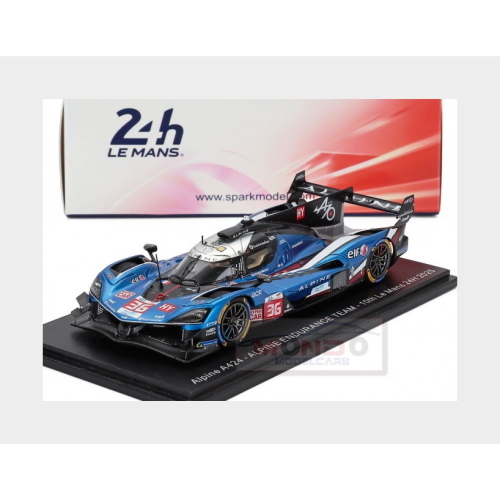 1:43 SPARK Alpine A424 3.4L Turbo V6 Team Alpine Endurance #36 10Th 24H Le Mans 2025 Jules Gounon Frederic Makowiecki Mick Schumacher S9265