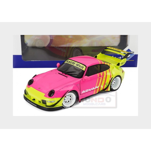 1:18 SOLIDO Porsche 911 993 Rwb Bodykit Coupe 2024 Pink Yellow SL1808510