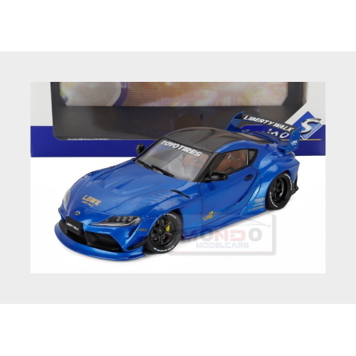 1:18 SOLIDO Toyota Gr Supra Liberty Walk Body Kit Coupe 2025 Blue Met SL1815503