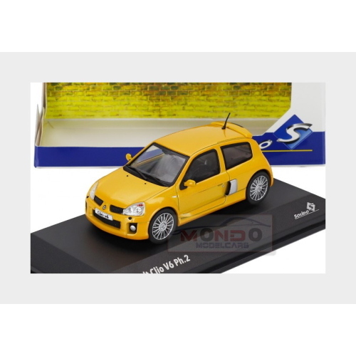 1:43 SOLIDO Renault Clio Sport V6 Phase Ii 2003 Yellow SL4318102