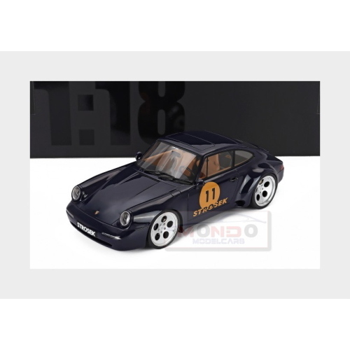 1:18 GT SPIRIT Porsche 911 964 #11 Strosek Coupe 2024 Blue GT969