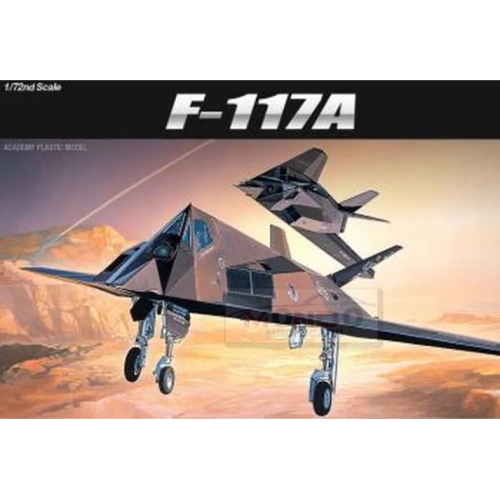 1:72 ACADEMY F-117A Stealth Fighter/Bomber Kit AC12475