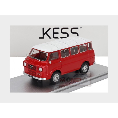 1:43 KESS MODEL Alfa Romeo F-12 Minibus 1-Series 1967 Red White KE43000450