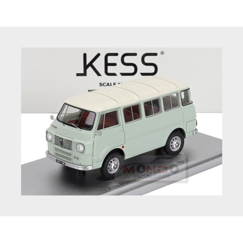 1:43 KESS MODEL Alfa Romeo F-12 Minibus 1-Series 1967 Very Light Green White KE43000451