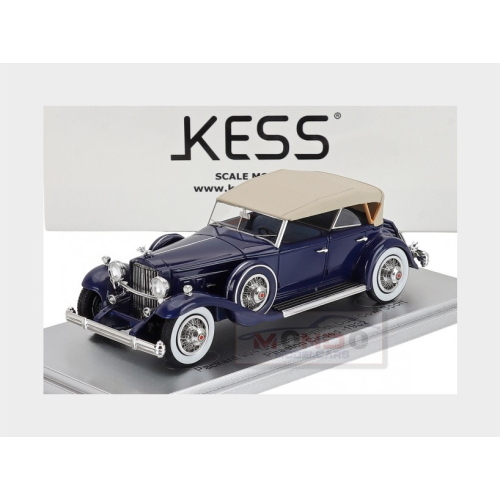 1:43 KESS MODEL Packard 904 Custom Dietrich Duel Cowl Sport Pheaton Closed 1932 Blue Beige KE43033010