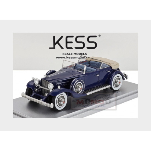 1:43 KESS MODEL Packard 904 Custom Dietrich Duel Cowl Sport Pheaton Open 1932 Blue KE43033011