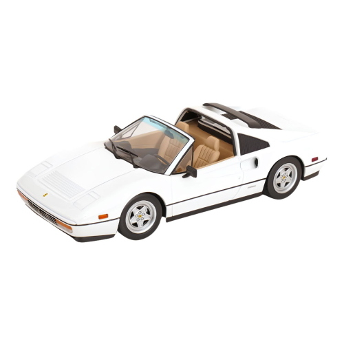 1:18 KK SCALE Ferrari 328 Gts Spider Usa Version With Removable Hard-Top 1985 White KKDC181703