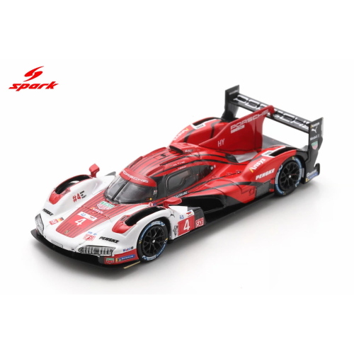 1:64 SPARK Porsche 963 9Rd 4.6L Turbo V8 Team Porsche Penske Motorsport #4 8Th 24H Le Mans 2025 Felipe Nasr Nick Tandy Pascal Wehrlein 64S062