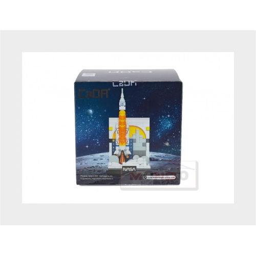 CADA Sls Artemis Rocket 197 Pcs White Orange DBLC56044W