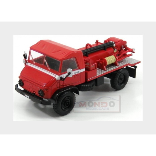 1:43 EDICOLA Mercedes Benz Unimog 404 Truck Vigili Del Fuoco Fire Engine 1960 Red G190E013