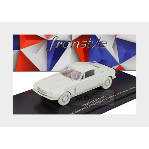 1:43 FRANSTYLE Renault Alpine Gordini R.A.G. Exposition Pub Renault 1972 White FRANSTYLE0047