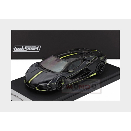 1:43 LOOKSMART Lamborghini Revuelto Hybrid #63 2024 Grigio Telesto Grey Black Green LS543K