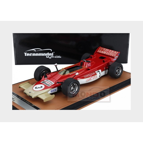 1:18 TECNOMODEL Lotus F1 56B #3 British Gp 1971 Reine Wisell Red White Gold TM18-342A