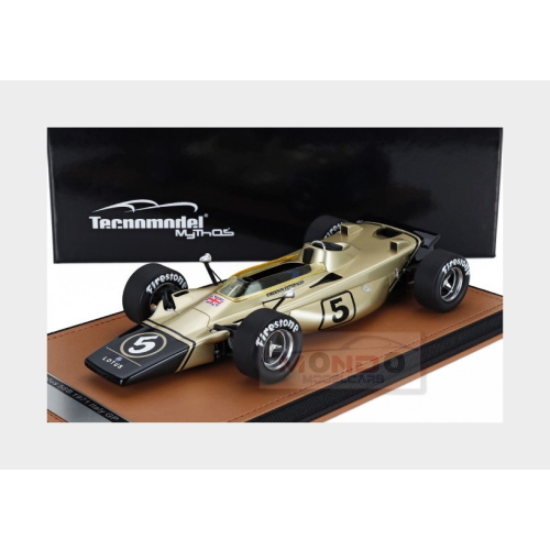 1:18 TECNOMODEL Lotus F1 56B #5 Italy Gp 1971 Emerson Fittipaldi Gold Black TM18-342B
