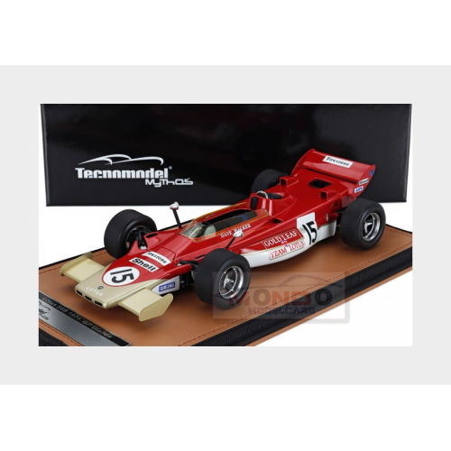 1:18 TECNOMODEL Lotus F1 56B #15 Gp Dutch 1971 Dave Walker Red White Gold TM18-342D