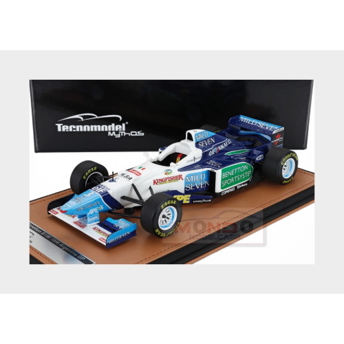 1:18 TECNOMODEL Benetton F1 B196 Team Renault Mild Seven #3 Argentina Gp 1996 Jean Alesi White Light Blue Green TM18-380C