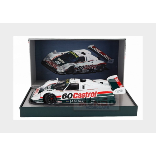 1:18 WERK83 Jaguar Xjr-9 Team Castrol Jaguar Racing #60 Winner 24H Daytona 1988 Martin Brundle Raul Boesel John Nielsen White Green W18073001C
