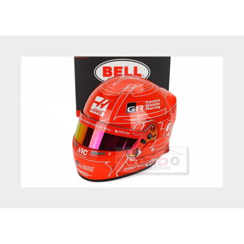 1:2 MINI HELMET Bell Helmet Esteban Ocon 2026 F1 Vf-26 Team Tgr Haas #31 Red MH4100565