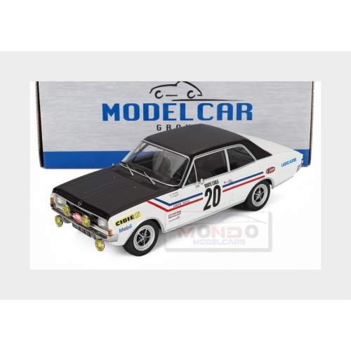 1:18 MCG Opel - Commodore Gs/E #20 (Night Version) Rally Montecarlo 1971 Henri Greder Pierre Pagani White Black MCG18561