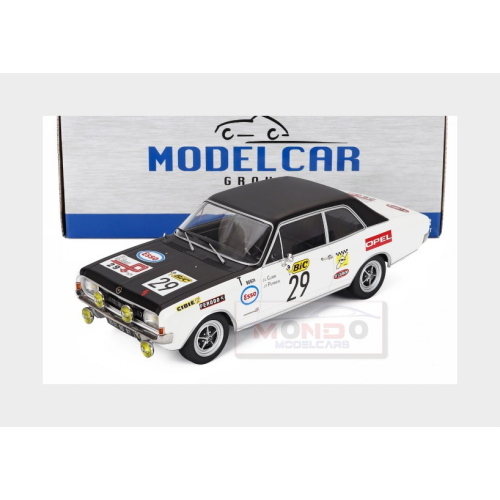 1:18 MCG Opel - Commodore Gs/E #29 (Night Version) Rally Tour De France Automobile 1971 Jean Louis Clarr Jean Pierre Peyroux White Black MCG18562
