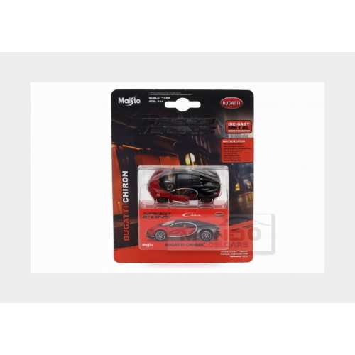 1:64 MAISTO Bugatti Chiron 2016 Red Black MI15701R