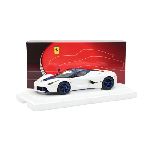 1:18 BBR Ferrari Laferrari White & Blue BBR182238