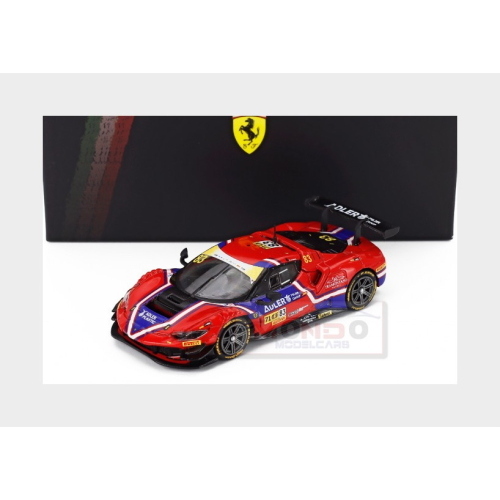 1:64 LOOKSMART Ferrari 296 Gt3 3.0L Turbo V6 Team Af Corse #83 Macau Gp Fia Gt World Cup 2024 Antonio Fuoco LS64014