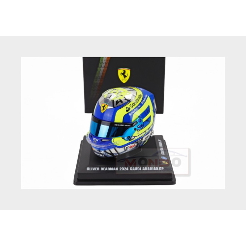 1:5 LOOKSMART Bell Helmet Casco Helmet F1 Oliver Bearman Team Ferrari #38 Saudi Arabia Gp 2024 LSHEL019