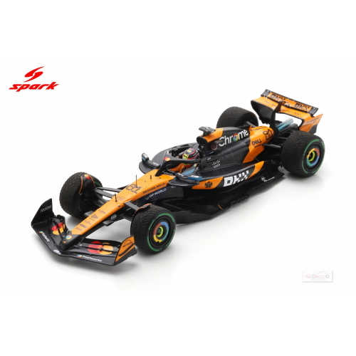 1:43 SPARK Mclaren F1 Mcl39 Team Mclaren #81 Winner Belgium Gp (With Rain Tires) 2025 Oscar Piastri S9641