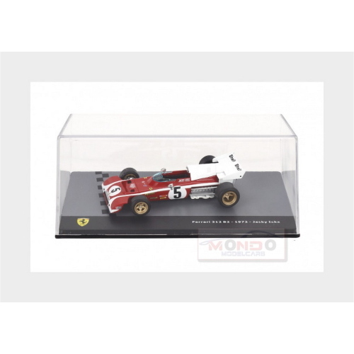 1:43 EDICOLA Ferrari F1 312B2 #5 Season 1972 Jacky Ickx Con Vetrina With Showcase Red White MX7ALA0030